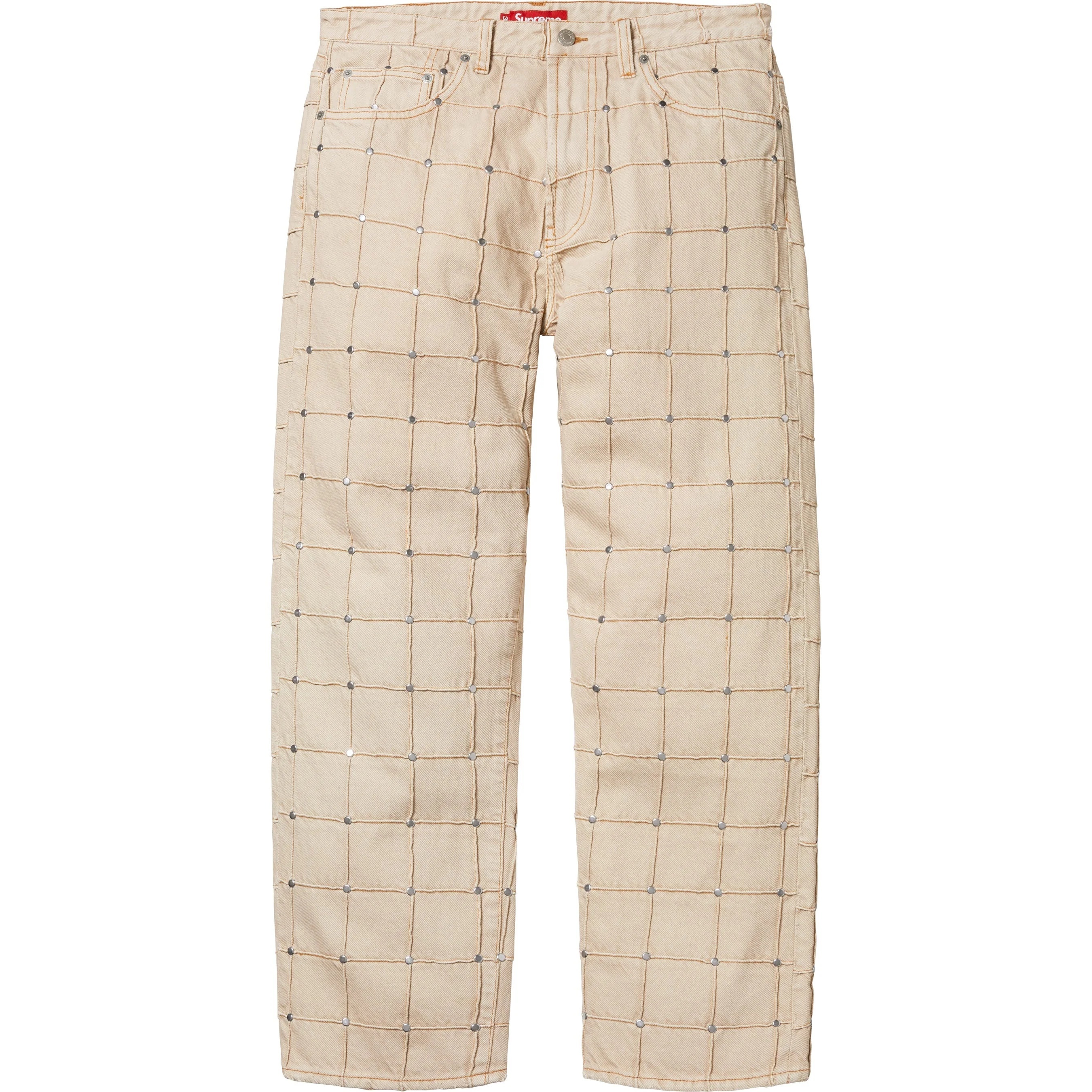 Studded Seam Loose Fit Jean view 9